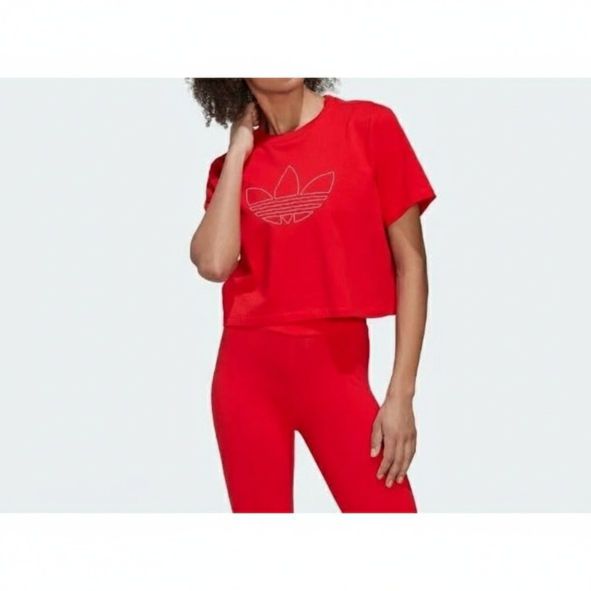 Adidas Tank Top CROP TOP RED