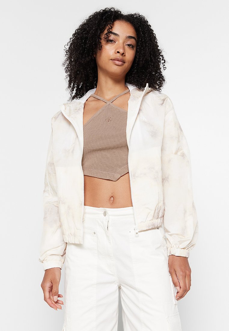 Calvin Klein Jeans Off-White Coat/Jacket (ZZO2C9R38-T00) Women