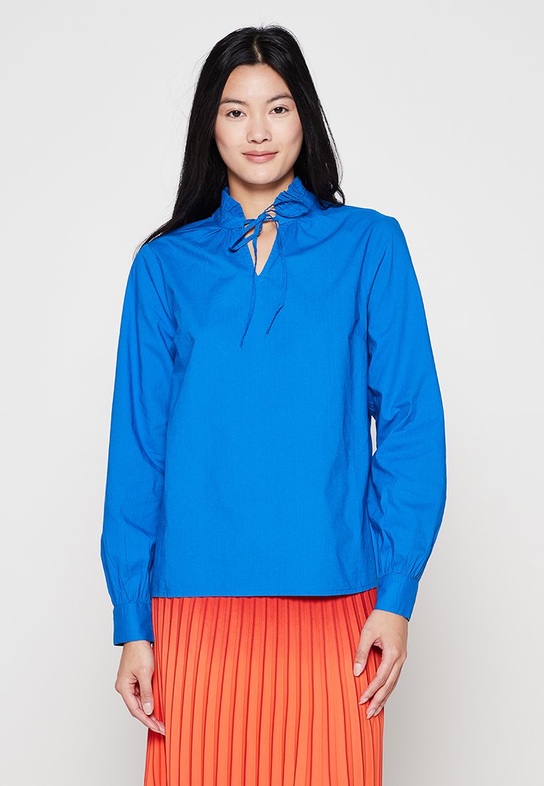 Pieces Light Blue Blouses/Shirt (ZZO1T1Q03-K00) Women