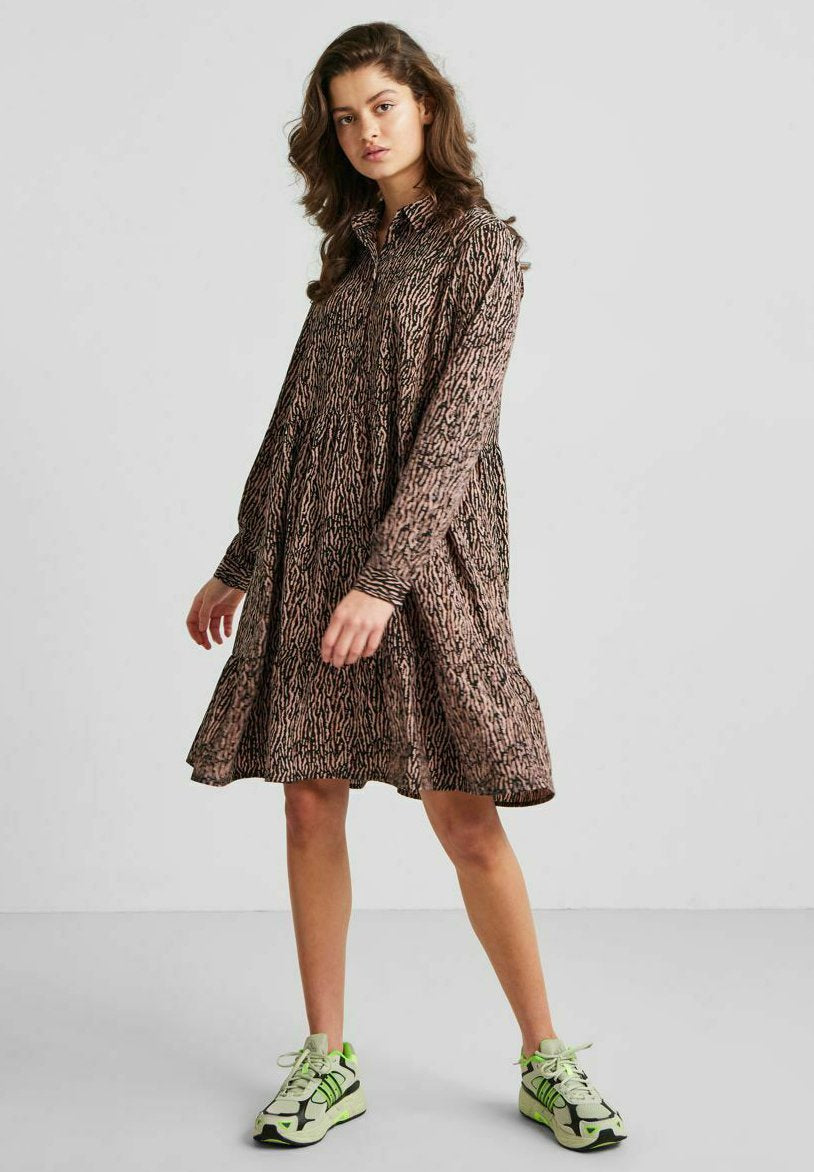 Pieces Brown Dress (PE321C1E1-O11) Women