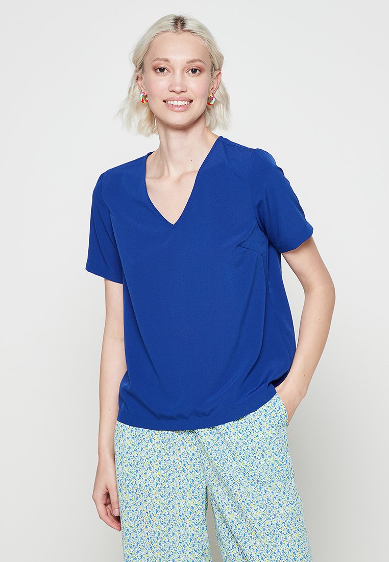 Pieces Blue Blouses/Shirt (ZZO1KAB07-K00) Women