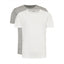 Wrangler 2 PACK TEE MID GREY MELEE