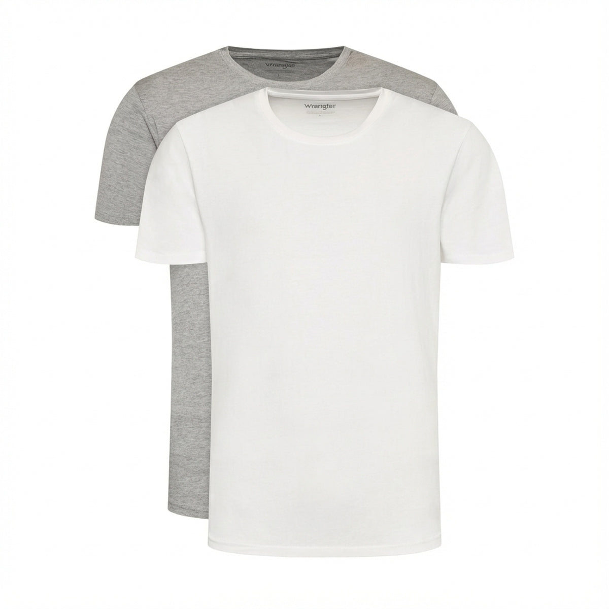Wrangler 2 PACK TEE MID GREY MELEE
