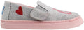 Γκρι και ροζ κοριτσίστικα slip ons TOMS