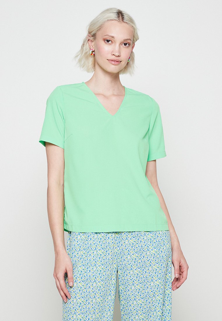 Pieces Green Blouses/Shirt (ZZO1KAB07-M00) Women