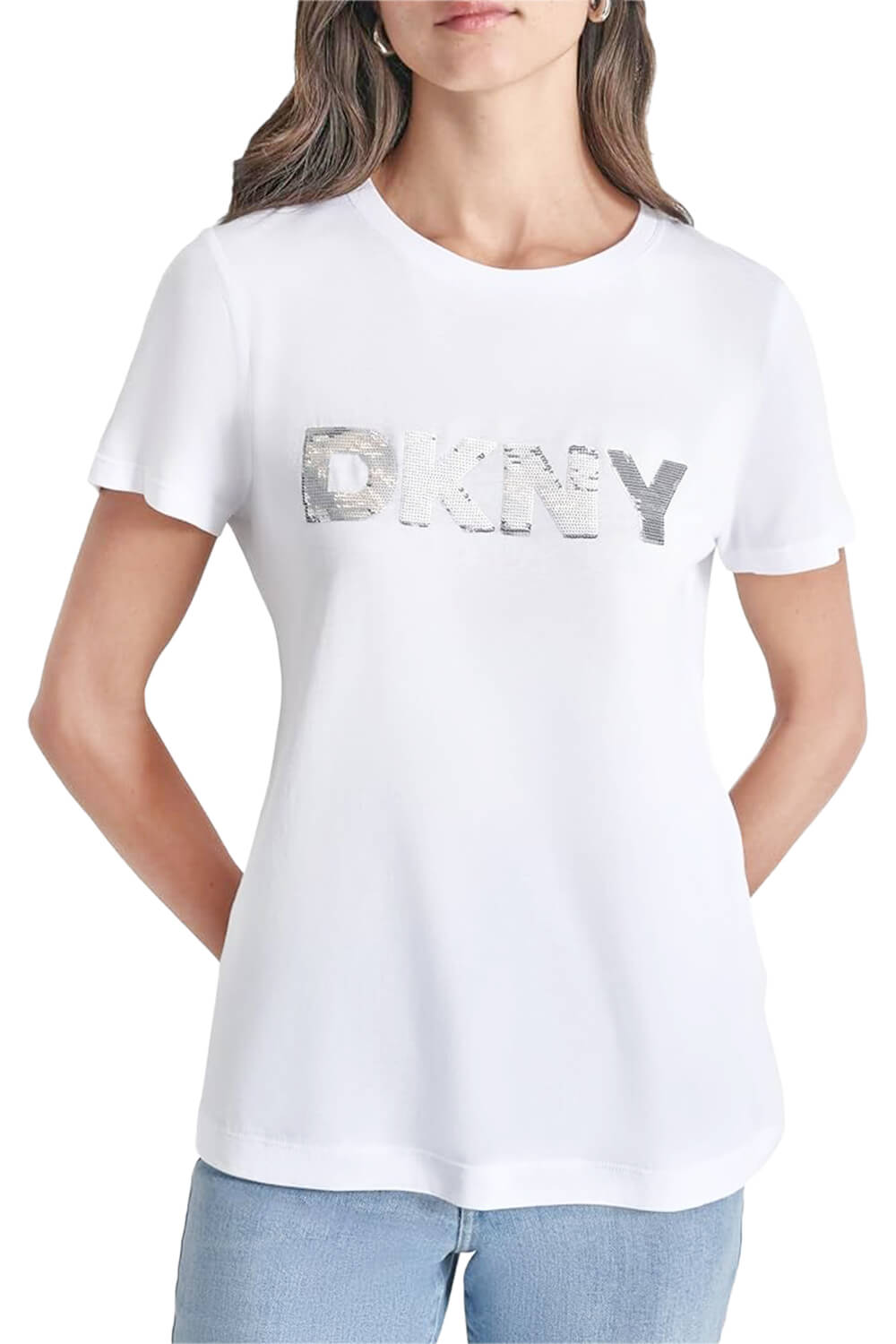 DKNY T-shirt Λευκό
