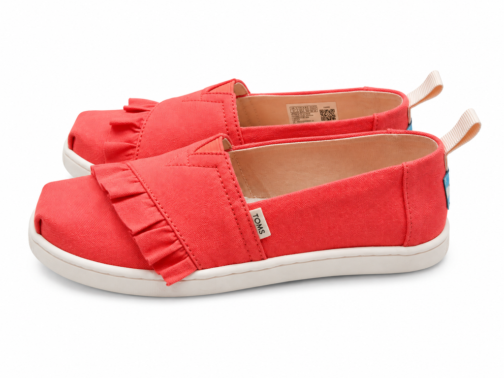 TOMS Ροζ Εσπαντρίγιες με Βολάν