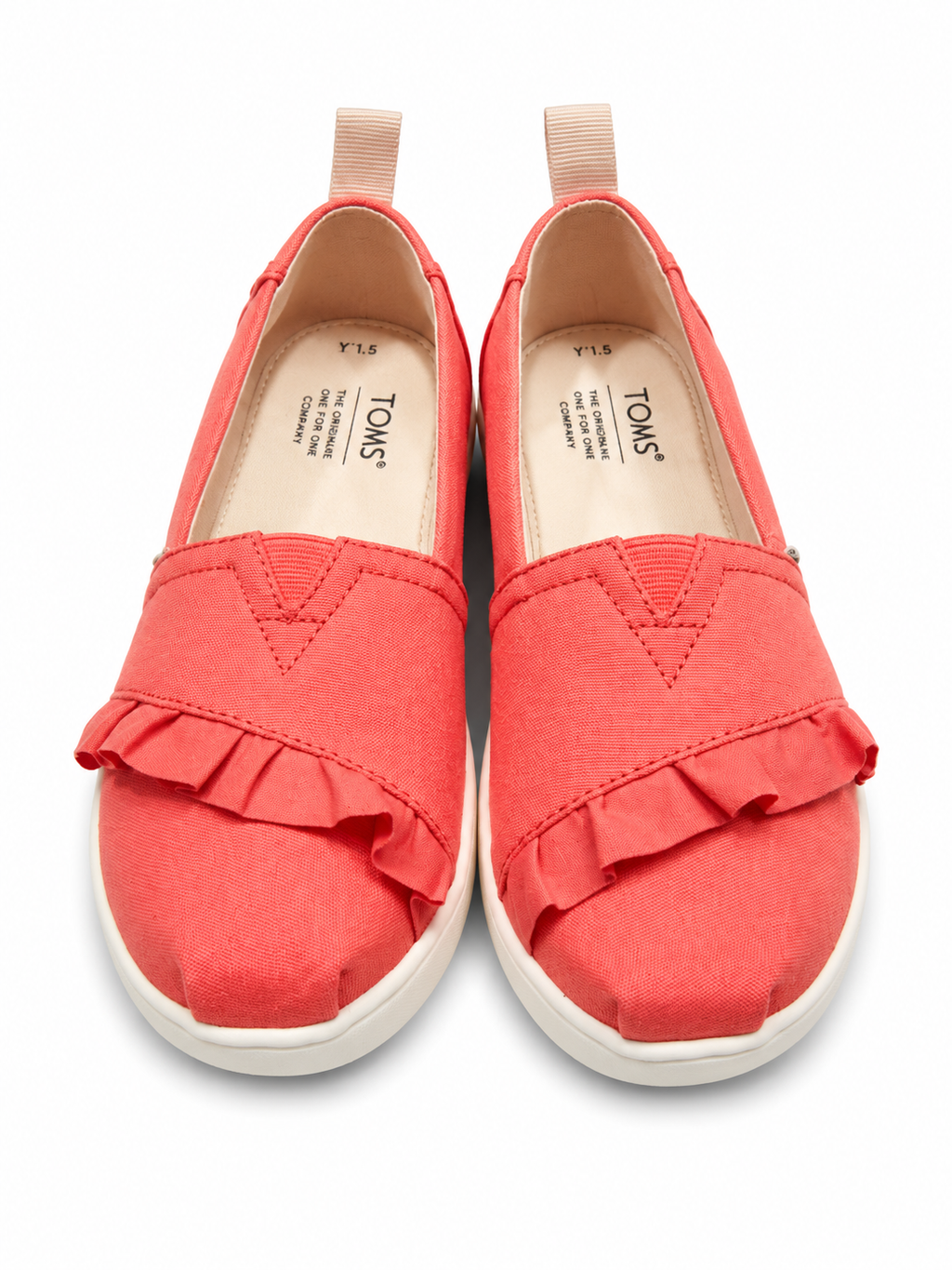 TOMS Ροζ Εσπαντρίγιες με Βολάν