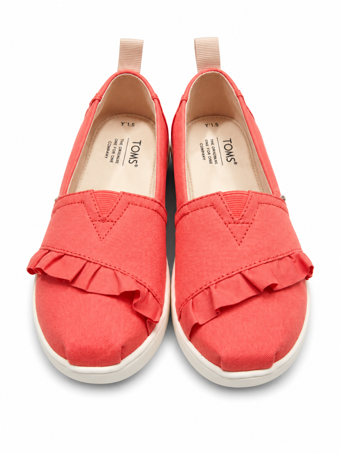 TOMS Ροζ Εσπαντρίγιες με Βολάν