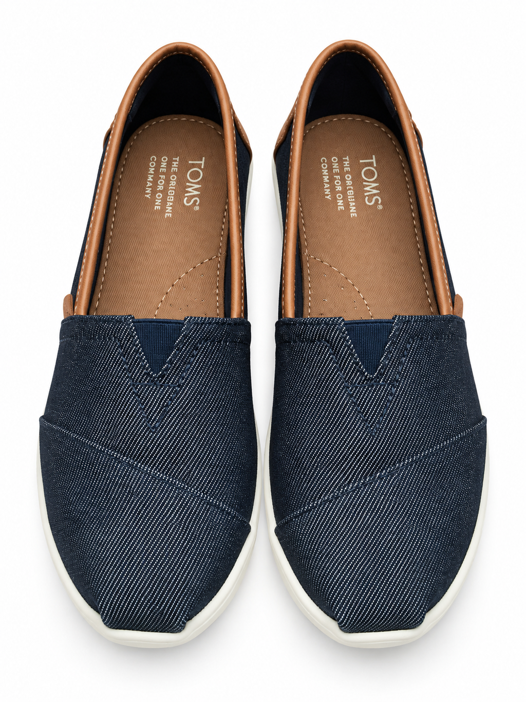 Toms Εσπαντρίγιες με δερμάτινες λεπτομέρειες