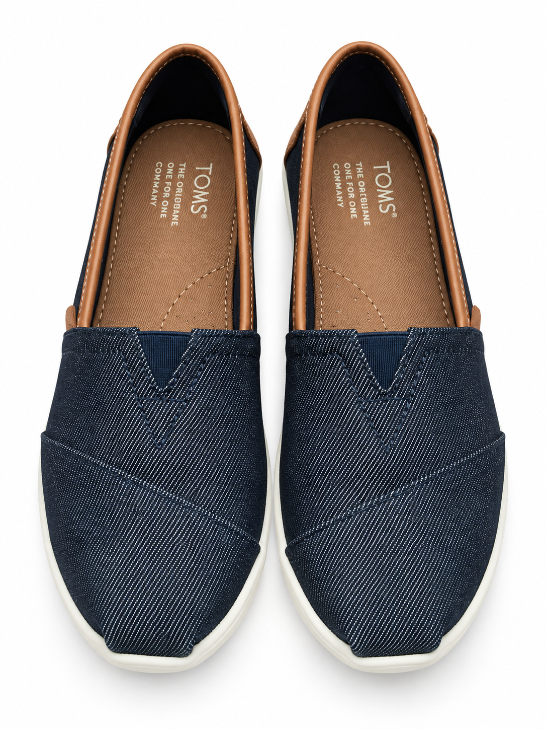 Toms Εσπαντρίγιες με δερμάτινες λεπτομέρειες
