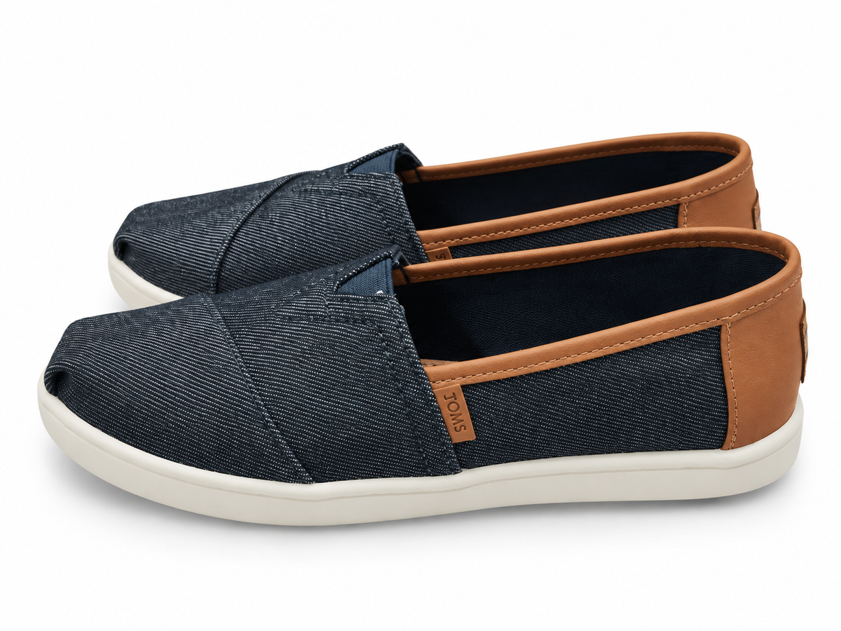 Toms Εσπαντρίγιες με δερμάτινες λεπτομέρειες