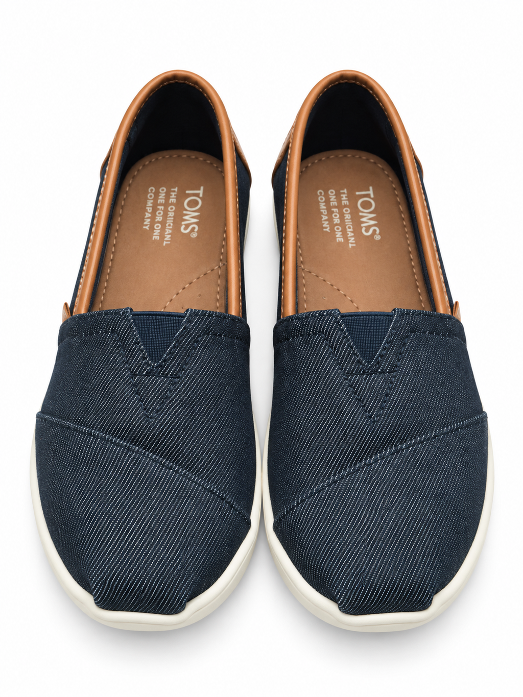 Toms Εσπαντρίγιες με δερμάτινες λεπτομέρειες