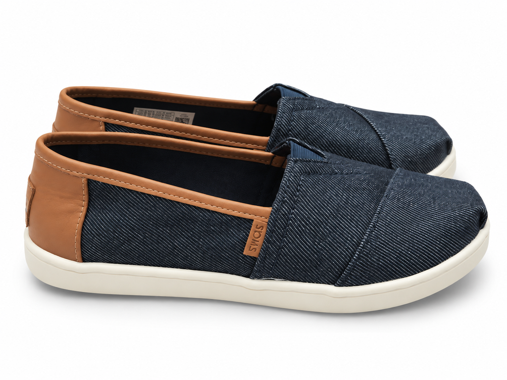 Toms Εσπαντρίγιες με δερμάτινες λεπτομέρειες