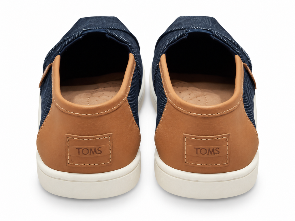 Toms Εσπαντρίγιες με δερμάτινες λεπτομέρειες