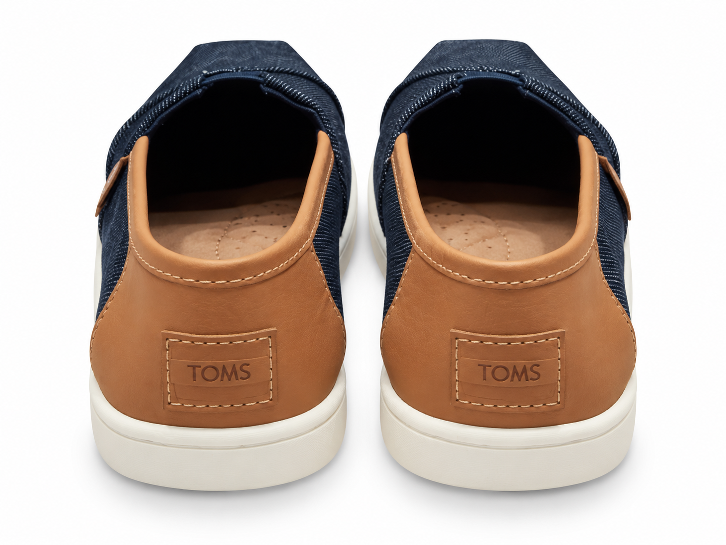 Toms Εσπαντρίγιες με δερμάτινες λεπτομέρειες
