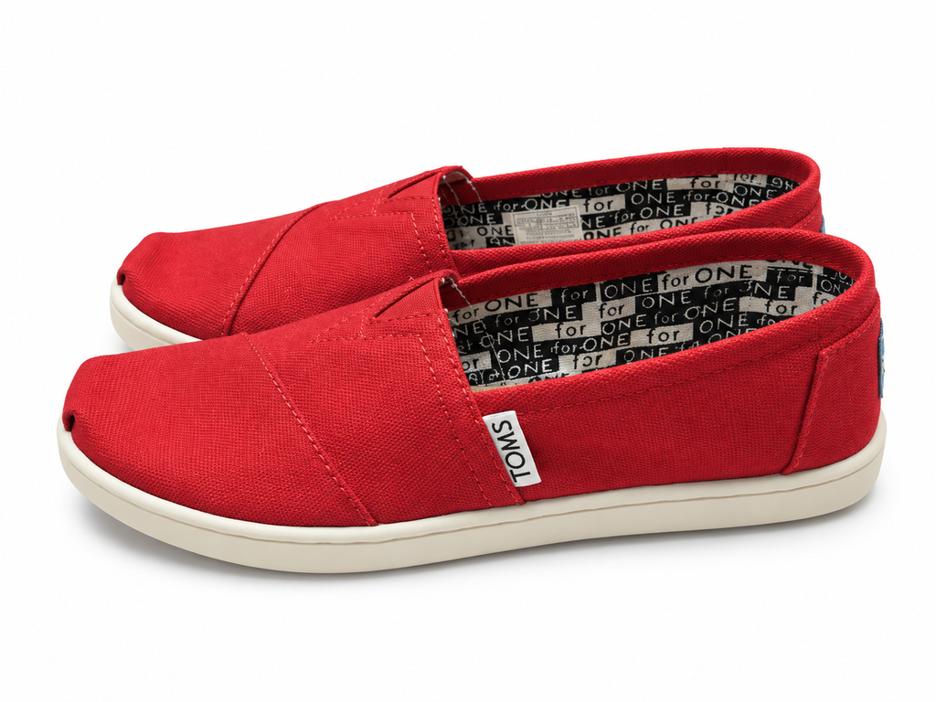 Toms Εσπαντρίγιες Κόκκινες
