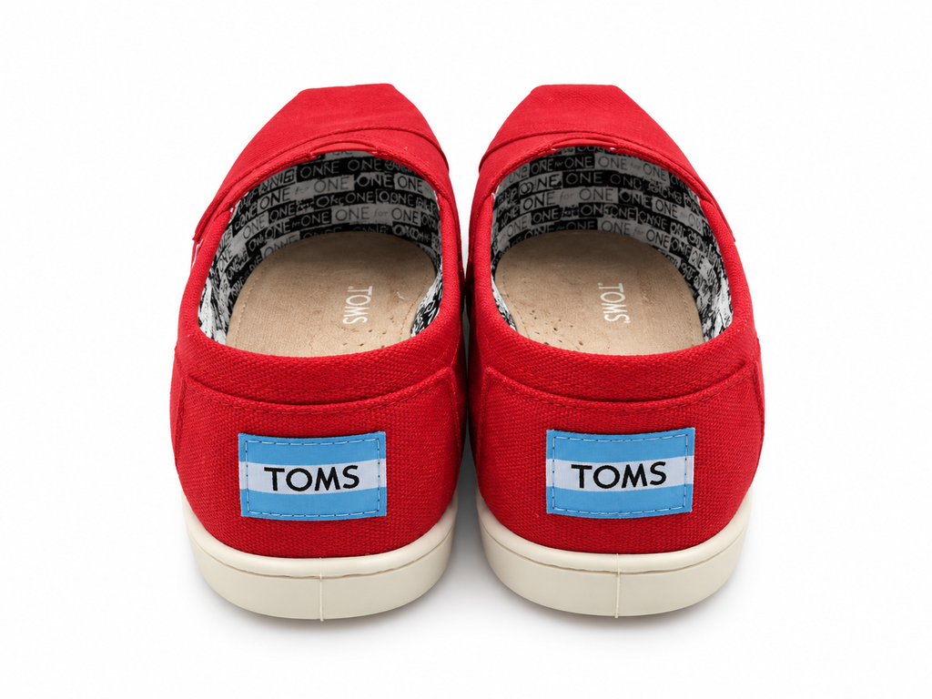Toms Εσπαντρίγιες Κόκκινες