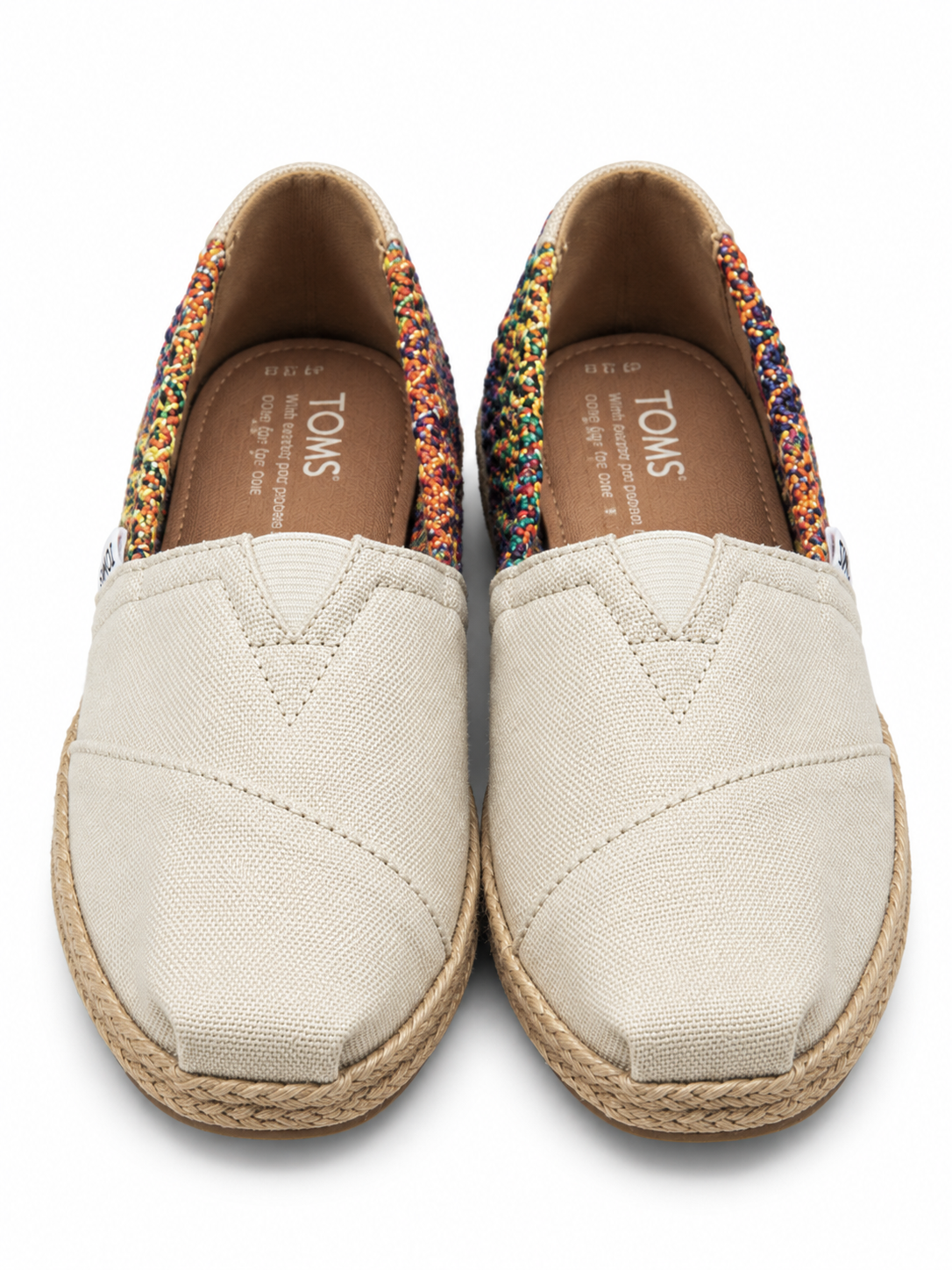 Toms Εσπαντρίγιες με σχέδιο στο πλάι