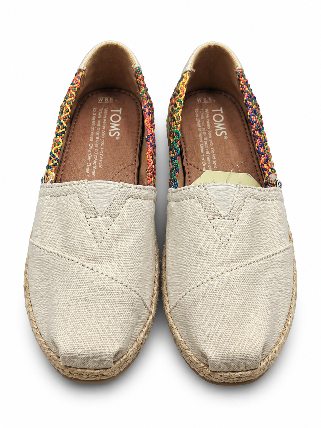 Toms Εσπαντρίγιες με σχέδιο στο πλάι