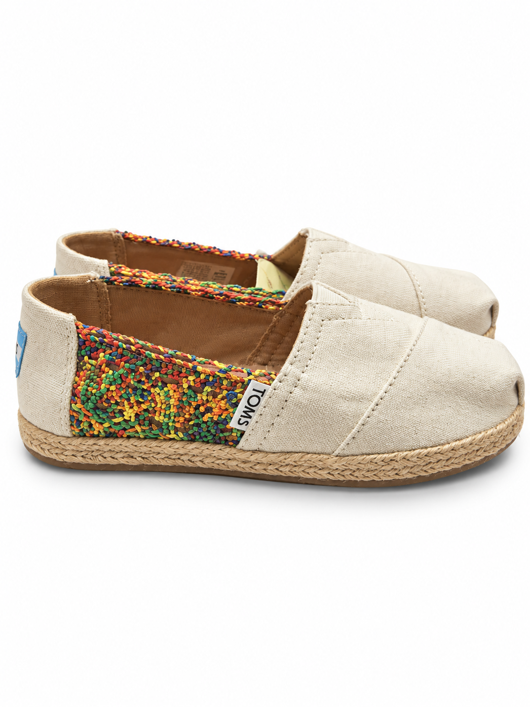 Toms Εσπαντρίγιες με σχέδιο στο πλάι