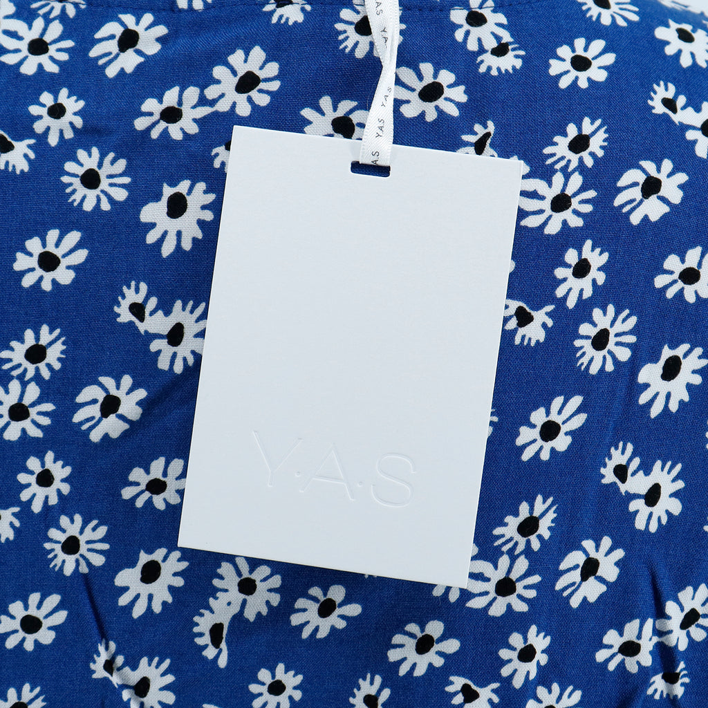 YAS Γαλάζιο Floral Φόρεμα