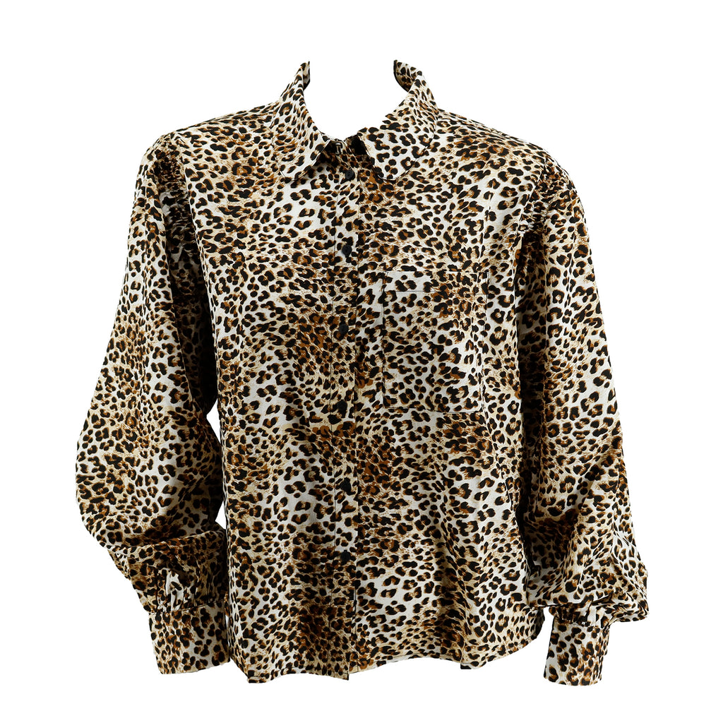 Pieces Animal Print Πουκάμισο