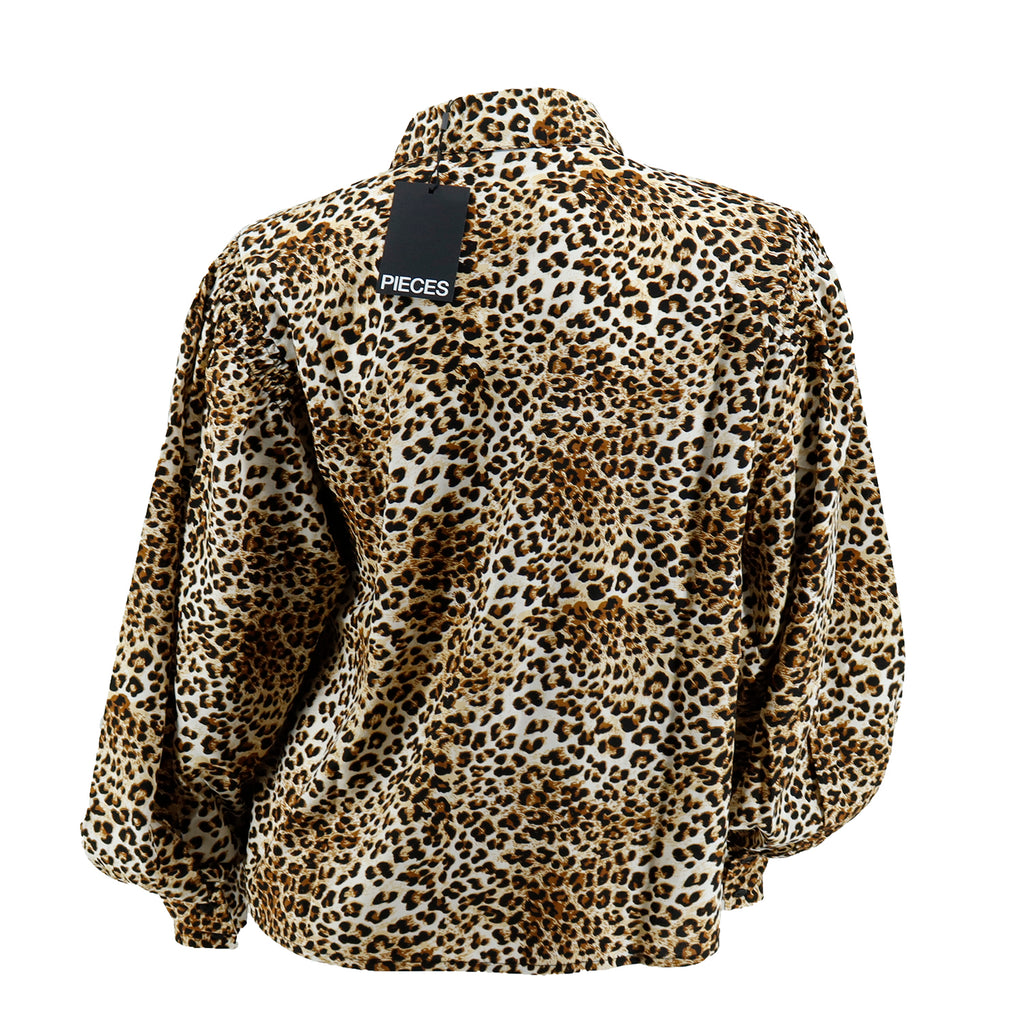 Pieces Animal Print Πουκάμισο