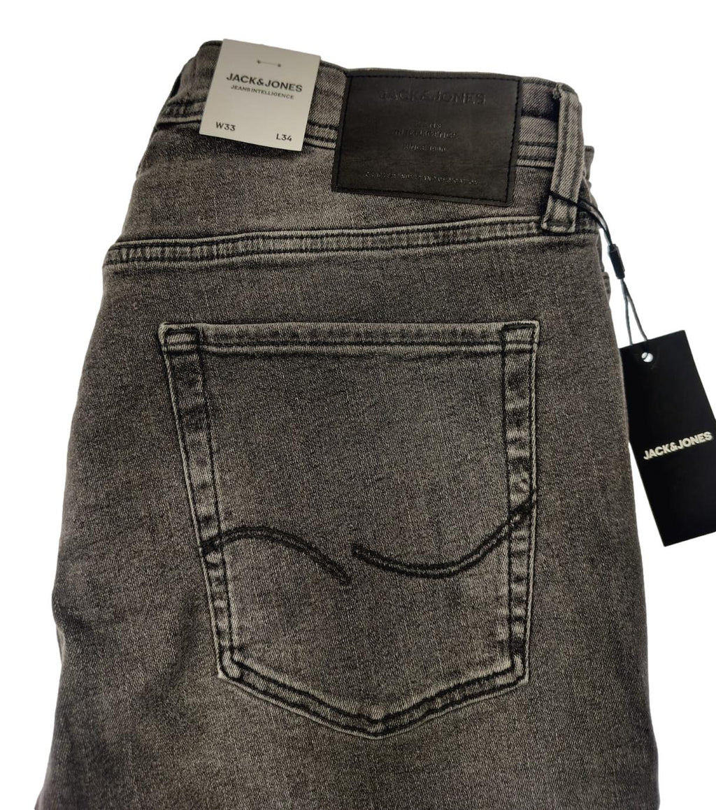Jack & Jones Grey Slim Fit Jeans (ZZO1PJS10-C00) Men