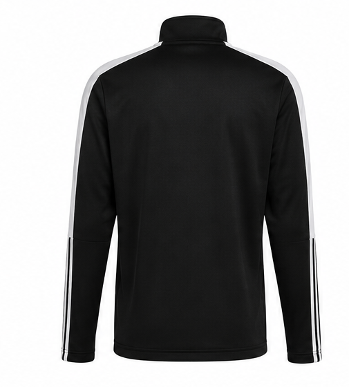Adidas Μαύρη Ζακέτα με Ρίγες