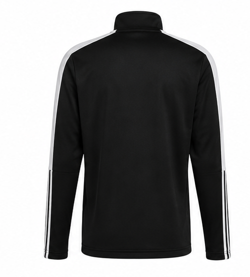 Adidas Μαύρη Ζακέτα με Ρίγες