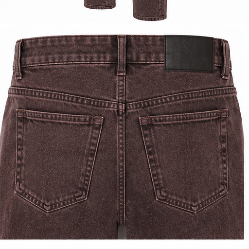 Wrangler Μπορντό Τζιν