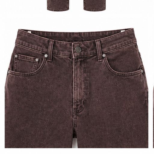 Wrangler Μπορντό Τζιν
